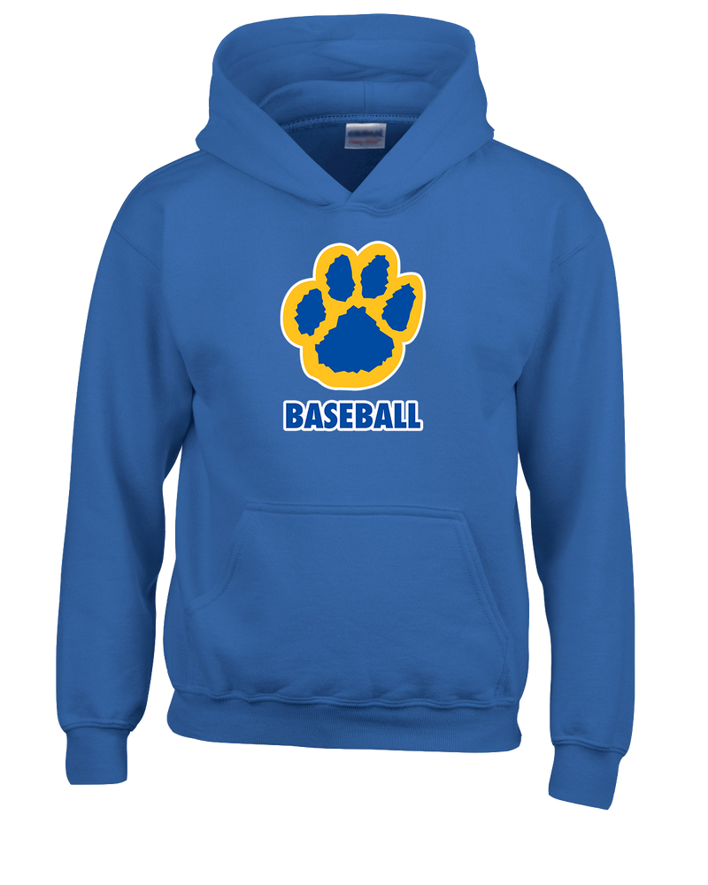 Crisp County HS Paw Baseball - Cotton Hoodie