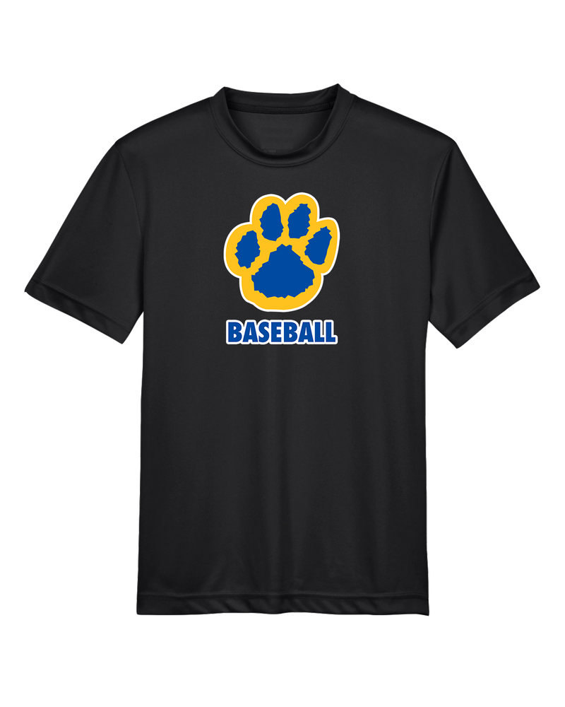 Crisp County HS Paw Baseball - Youth Performance T-Shirt