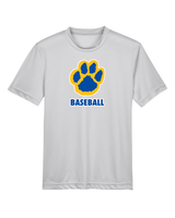 Crisp County HS Paw Baseball - Youth Performance T-Shirt