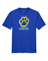 Crisp County HS Paw Baseball - Youth Performance T-Shirt