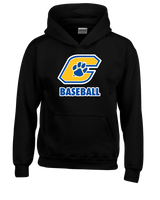 Crisp County HS Team Logo Baseball - Cotton Hoodie