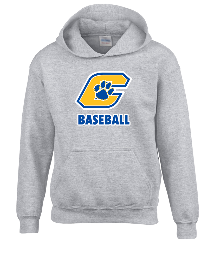 Crisp County HS Team Logo Baseball - Cotton Hoodie