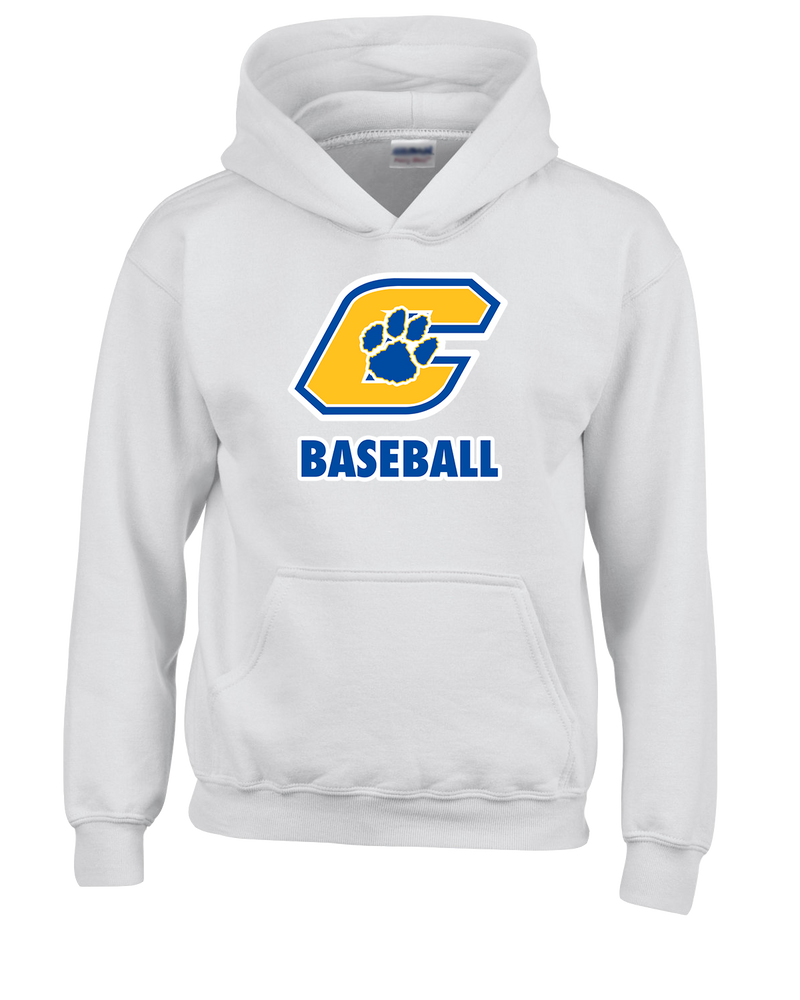 Crisp County HS Team Logo Baseball - Cotton Hoodie