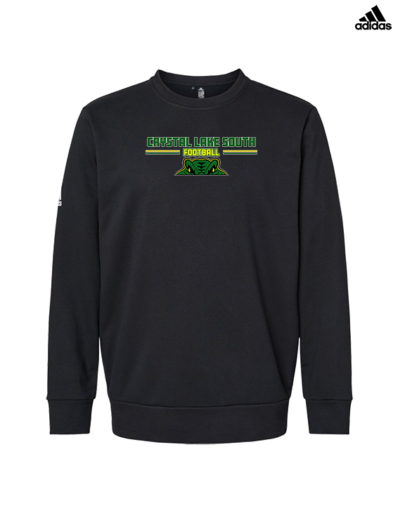 Crystal Lake South HS Football Keen - Mens Adidas Crewneck