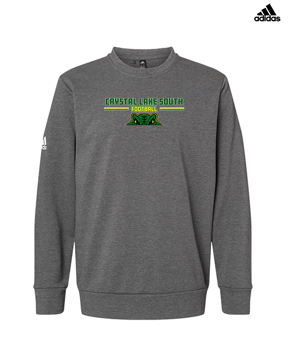 Crystal Lake South HS Football Keen - Mens Adidas Crewneck