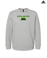 Crystal Lake South HS Football Keen - Mens Adidas Crewneck