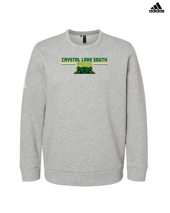 Crystal Lake South HS Football Keen - Mens Adidas Crewneck