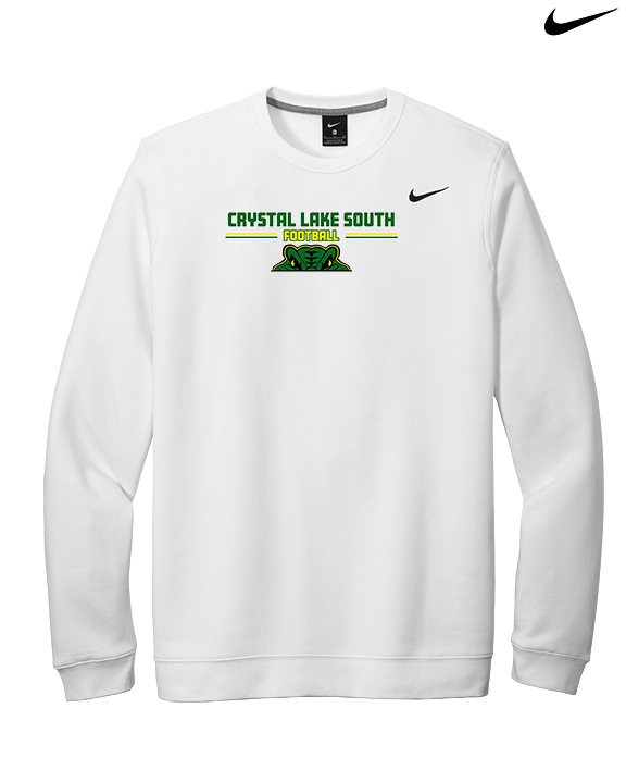 Crystal Lake South HS Football Keen - Mens Nike Crewneck