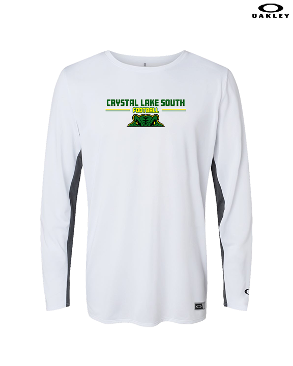 Crystal Lake South HS Football Keen - Mens Oakley Longsleeve