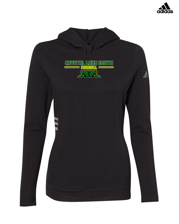 Crystal Lake South HS Football Keen - Womens Adidas Hoodie