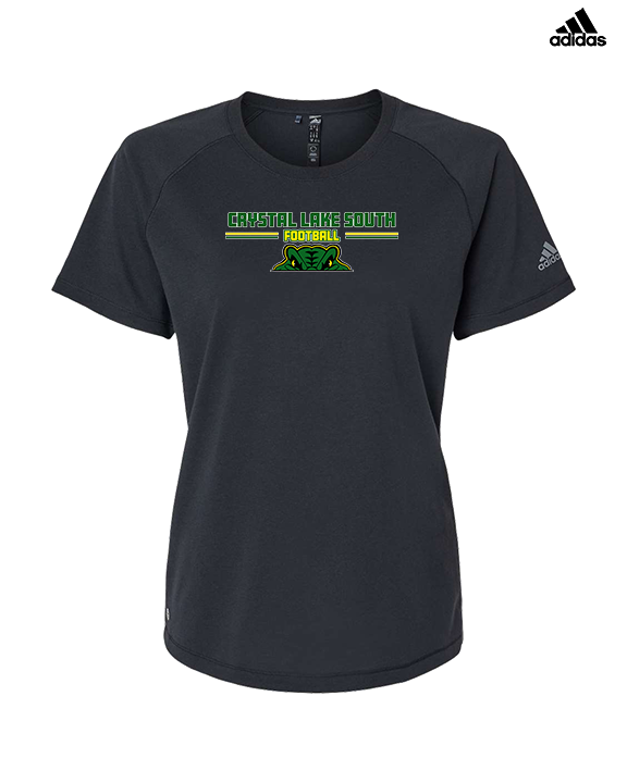 Crystal Lake South HS Football Keen - Womens Adidas Performance Shirt