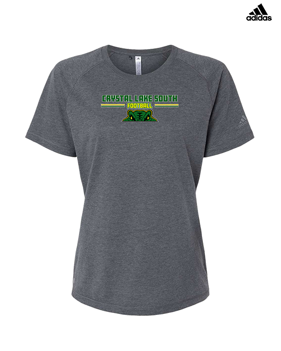 Crystal Lake South HS Football Keen - Womens Adidas Performance Shirt