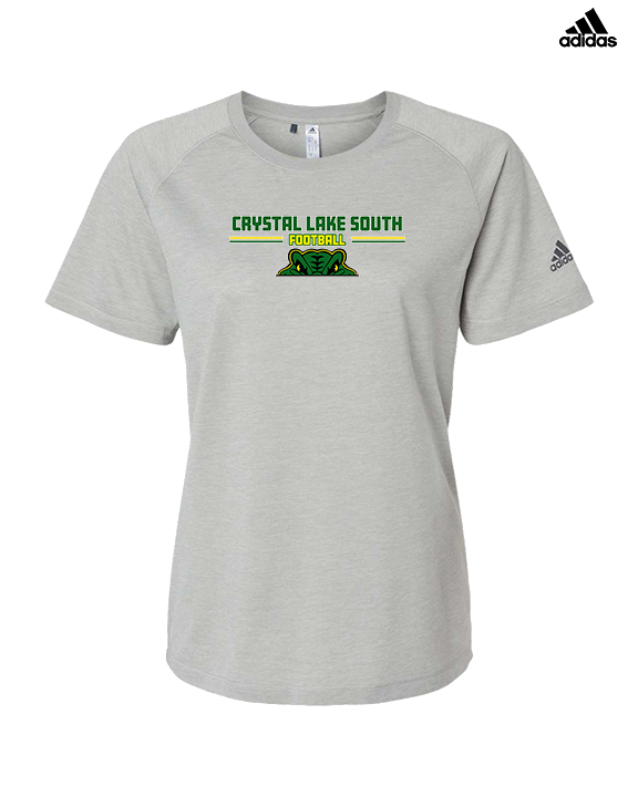 Crystal Lake South HS Football Keen - Womens Adidas Performance Shirt