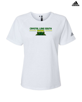 Crystal Lake South HS Football Keen - Womens Adidas Performance Shirt