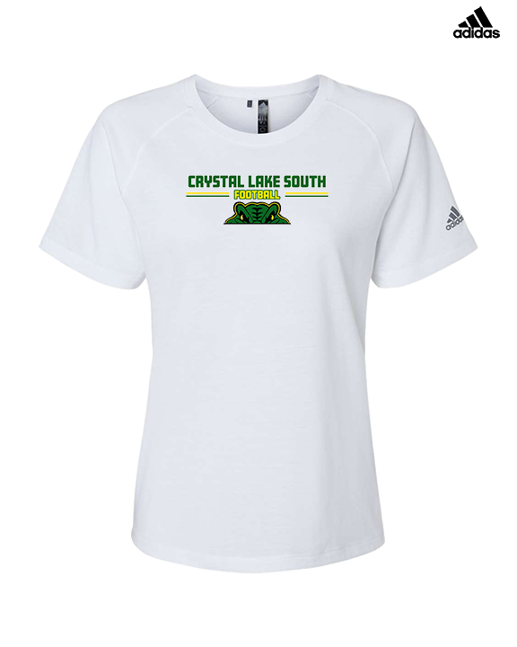 Crystal Lake South HS Football Keen - Womens Adidas Performance Shirt