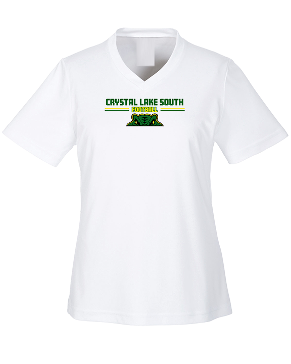 Crystal Lake South HS Football Keen - Womens Performance Shirt