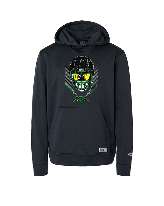 Crystal Lake South HS Football Skull Crusher - Oakley Performance Hoodie