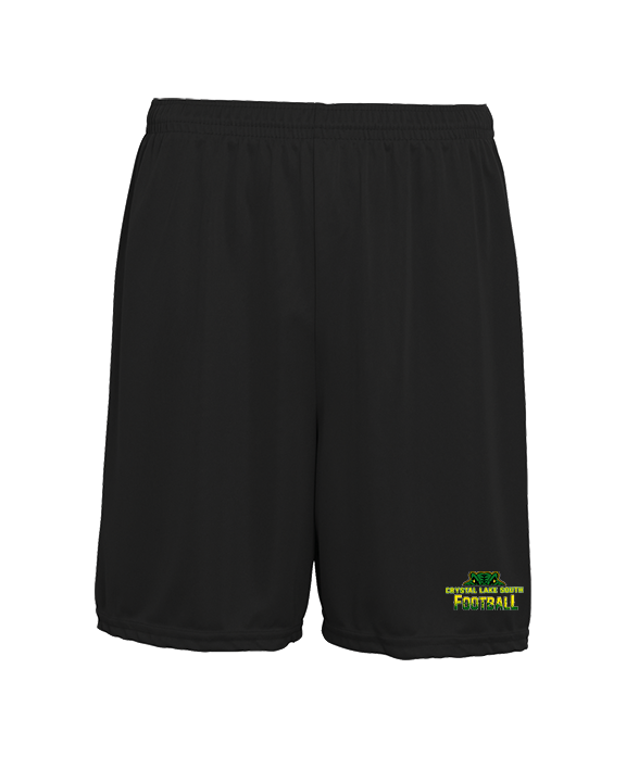 Crystal Lake South HS Football Splatter - Mens 7inch Training Shorts