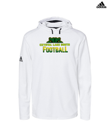 Crystal Lake South HS Football Splatter - Mens Adidas Hoodie