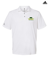 Crystal Lake South HS Football Splatter - Mens Adidas Polo