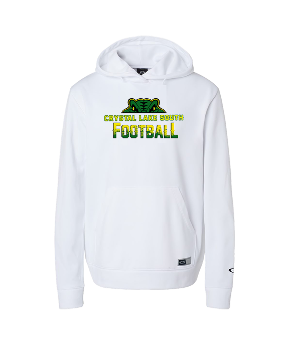 Crystal Lake South HS Football Splatter - Oakley Performance Hoodie