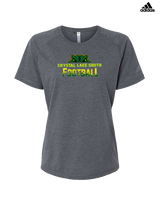 Crystal Lake South HS Football Splatter - Womens Adidas Performance Shirt