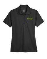 Crystal Lake South HS Football Splatter - Womens Polo