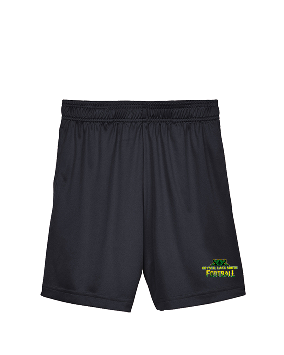 Crystal Lake South HS Football Splatter - Youth Training Shorts