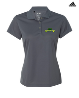 Crystal Lake South HS Football Stacked - Adidas Womens Polo