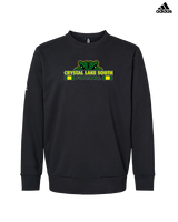 Crystal Lake South HS Football Stacked - Mens Adidas Crewneck