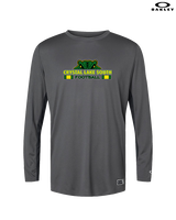 Crystal Lake South HS Football Stacked - Mens Oakley Longsleeve