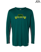 Crystal Lake South HS Football Stacked - Mens Oakley Longsleeve