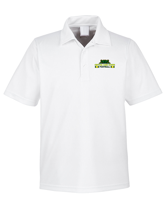 Crystal Lake South HS Football Stacked - Mens Polo