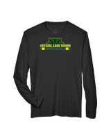 Crystal Lake South HS Football Stacked - Performance Longsleeve