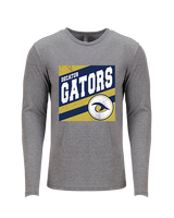 Decatur HS Football Square - Tri-Blend Long Sleeve