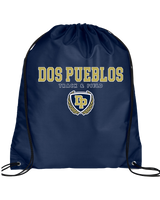 Dos Pueblos HS Track Block - Drawstring Bag