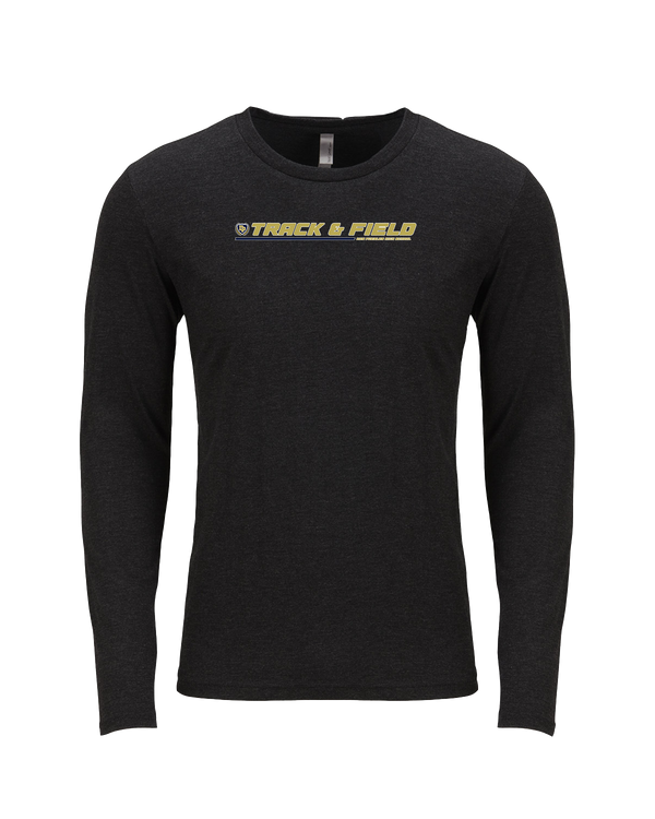 Dos Pueblos HS Track Lines - Tri Blend Long Sleeve