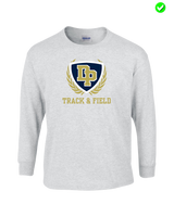 Dos Pueblos HS Track Logo - Mens Basic Cotton Long Sleeve