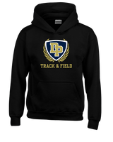 Dos Pueblos HS Track Logo - Cotton Hoodie