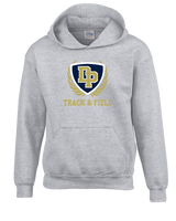 Dos Pueblos HS Track Logo - Cotton Hoodie