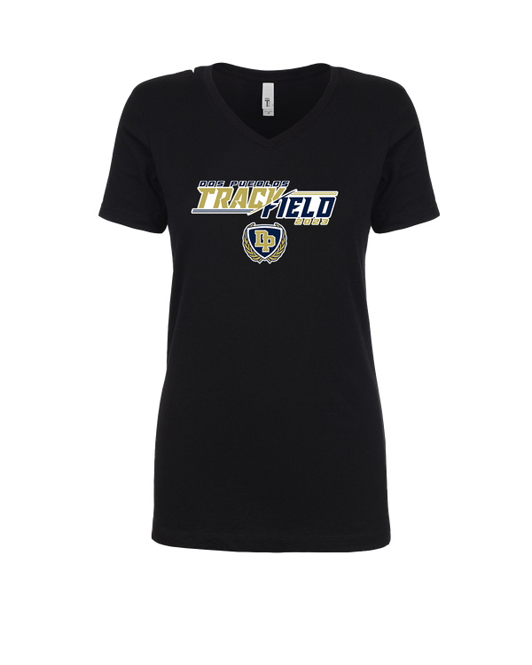 Dos Pueblos HS Track Slash - Womens V-Neck