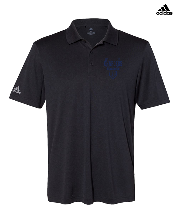 Dos Pueblos HS Softball Logo 01 - Mens Adidas Polo