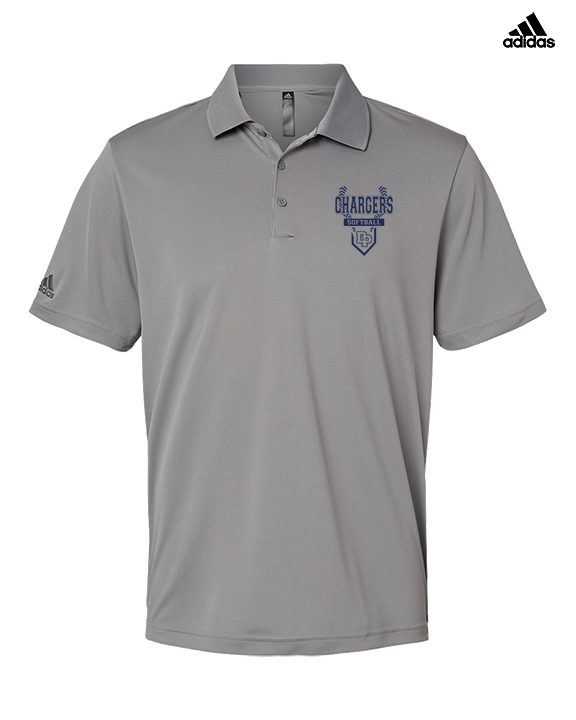 Dos Pueblos HS Softball Logo 01 - Mens Adidas Polo