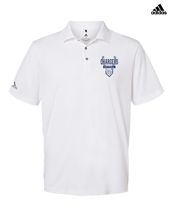 Dos Pueblos HS Softball Logo 01 - Mens Adidas Polo