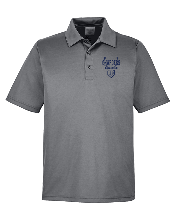 Dos Pueblos HS Softball Logo 01 - Mens Polo