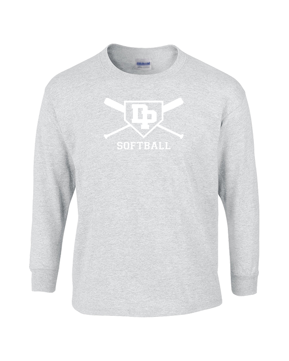 Dos Pueblos HS Softball Logo 02 - Cotton Longsleeve