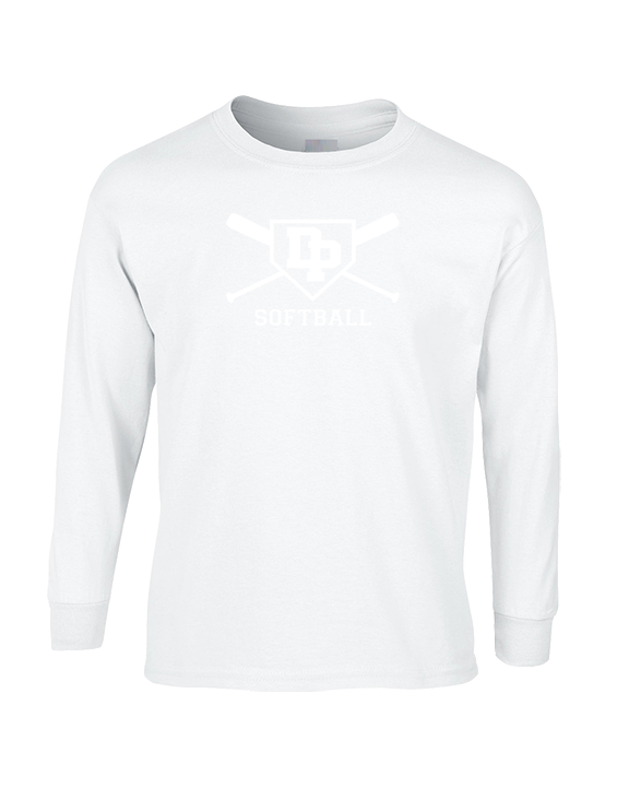 Dos Pueblos HS Softball Logo 02 - Cotton Longsleeve