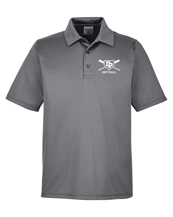 Dos Pueblos HS Softball Logo 02 - Mens Polo