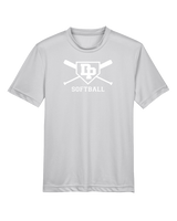 Dos Pueblos HS Softball Logo 02 - Youth Performance Shirt