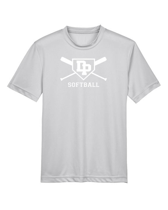 Dos Pueblos HS Softball Logo 02 - Youth Performance Shirt